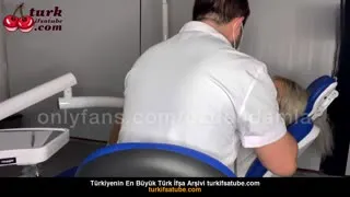 Doktor Porno Filmi Damla özden diş doktoruna sikildi